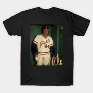 Willie McCovey - Left Oakland Athletics, Signed With San Francisco Giants T-Shirt